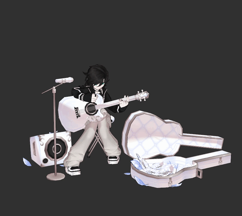 Ensemble Busking Guitar